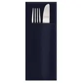 SWS 1250 Servietten Bestecktaschen CutleryStar PREMIUM PAP 40x32 cm schwarz