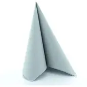 Mank Serviette Airlaid Grau, 40 x 40 cm, 50 Stück - stoffähnlich