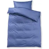 Doris Meyer Uni Interlock Jersey Bettwäsche 135x200 cm + 80x80 cm | dunkelblau - blau