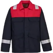 Portwest Arbeitsjacke Flammhemmend FR55" Bizflame Plus - Marine L"