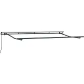 vidaXL Ausziehbare Markise Anthrazit 400 x 200 cm