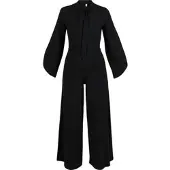 Blutsgeschwister Jumpsuit Stride Along Bow - black and strong M