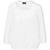 Goldner Kurzarmbluse "Chiffon-Shirt mit 3/4-Arm, Rundhals" keine/nicht relevant