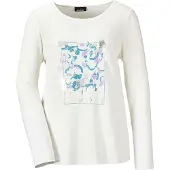 Goldner Print-Shirt "Kurzgröße Shirt" strechbequemer Viskosejersey
