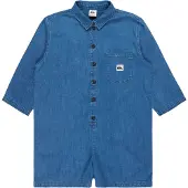 Quiksilver Playsuit "Saba", Damen, Gr. L, blau (indigo light), Obermaterial: 100% Baumwolle., Overalls Playsuit