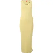 HUGO Midi-Kleid aus Baumwoll-Mix-Jersey mit Stack-Logo Grösse M