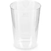 VEPATIM 120x Trinkglas Verkostungsglas Trinkbecher Probierglas klar Eichstrich 100ml