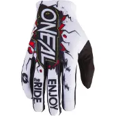 O'Neal Matrix Villain 2 Weiß Youth Motocross Handschuhe Größe M