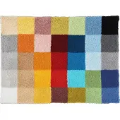 Kleine wolke Badematte "Cubetto", rutschhemmend beschichtet, fußbodenheizungsgeeignet, Badteppich, modernes Karo Muster, rechteckig & rund erhältlich