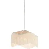 Light & Living - Hängeleuchte Tiffany - Weiß - Ø40x26cm Hängelampe - Esstischlampe - Wohnzimmerlampe - Schlafzimmerlampe - Wohnzimmer