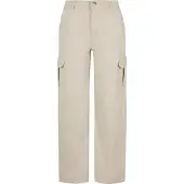 Urban Classics Ladies High Waist Straight Cargo Pants Softseagrass Größe: 31 | Cargohosen Outlet | Damen
