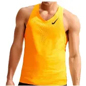 Nike - Dri-Fit ADV Aeroswift Singlet - Laufshirt Gr XL orange