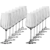 Spiegelau Gläser-Set "Rot- und Weißweingläser Lifestyle 12er Set transparent" Spülmaschinenfest