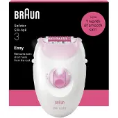 Braun Silk-epil 3-000, Pink, 20 Pinzette, MicroGrip, AC, Deutschland, 71 mm