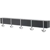 Pieperconcept Wandgarderobe ANCORA CINQUE Buche anthrazit lackiert