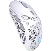 Endorfy Kabellose Gaming-Maus LIV Plus Wireless Onyx White, Ladestation