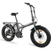 Sharp FD06EN elektro-Klapprad 20 Zoll – 250W, Shimano 7-Gang, Akku 10,4Ah, LED-Display