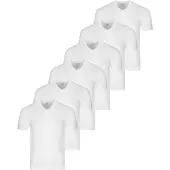 Ragman Unterhemd / Shirt Kurzarm Basic in Weiß | Gr.: 4XL