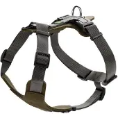 DOG SPORT HUNTER Geschirr Aalborg Mixed S, oliv/grau