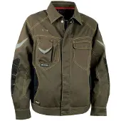 Cofra Arbeitsjacke STONE WASH mit vielen Taschen und...