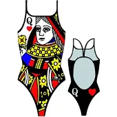 Turbo Queen Of Hearts Badeanzug