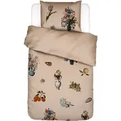 Essenza Satin Bettwäsche-Garnitur Amadee Farbe Sand Größe 155x220+80x80