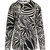 Essenza Pyjama Shirt Denna Allora Damen Anthracite-S