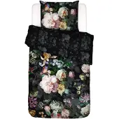 Essenza Bettwäsche Fleur Festive Blooming Black Baumwollsatin-140 x 200 cm