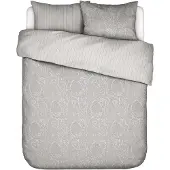 Essenza Satin-Bettwäsche-Garnitur Fabrice Farbe Cloud grey Größe 200x200+2-80x80