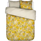 Essenza Bettwäsche Florentien Gelb Bio-Baumwollsatin-200 x 200 cm