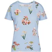 Essenza Pyjama Shirt Damen Ellen Annebella Zen Blue-S