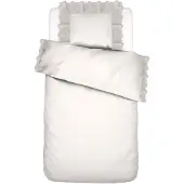 Essenza Baumwoll Bettwäsche-Garnitur Maen Farbe White Größe 135x200+80x80