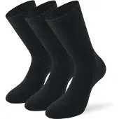 Lenz No Pressure Half Socks 3 Pairs Schwarz EU 39-42 Mann