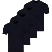 Ragman Unterhemd / Shirt Kurzarm Basic in Marine | Gr.: S