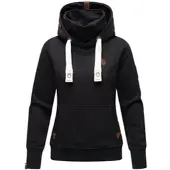 NAVAHOO Damen Kapuzensweatshirt Weicher Hoodie mit dicken Tunnelzugkordeln & Kapuze Raniaa