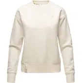 NAVAHOO Damen Stylischer Kapuzensweatshirt Pullover mit Rundhals-Ausschnitt ZUCKERSCHNECKE