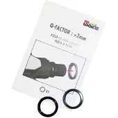 Look Q Pedalabstandshalter Silber Silber One Size