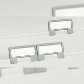 Exacompta 55641D 100x Sichtreiter - Fensterreiter - Grau