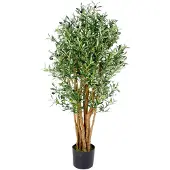 OEM Kunstolijfbaum Blätter 125 cm grün Dekoration