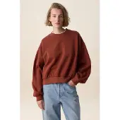 Sissy-Boy Lurex-Sweater - Dunkelrot | Größe: M