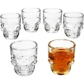 MamboCat 6er Set Totenkopf Schnapsgläser 5cl aus Glas - 27022085