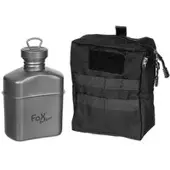 Fox Outdoor Trinkflasche Titan 1 L mit Tasche