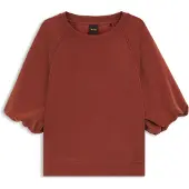 BOSS Oversized-Fit Sweatshirt mit kurzen Ballonärmeln Grösse S