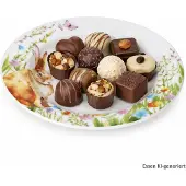 MamboCat Osterfreude Keksteller Porzellan Servierplatte Hase Pralinen Muffins Cake-Pop
