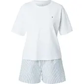 Tommy Hilfiger Pyjama-Sets JERSEY TEE SEERSUCKER SHORT SET damen