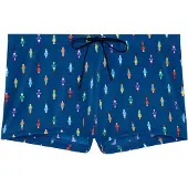 Hom Badeshorts Swim Shorts Calcio in navy print | Gr.: M