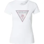 GUESS T-Shirt E5GI08 J1314 Weiß Slim Fit