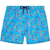 Hom Boxer-Badehose Beach Boxer Lido in blue print | Gr.: XL