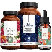 NATURTREU Frauengesundheit-Paket: Frauenstärke, Kraftreserve, Augenweide - 268,9 g