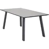 LC Garden Sunrest Esstisch Aluminium/Glaskeramik Beton Optik 180x90 cm